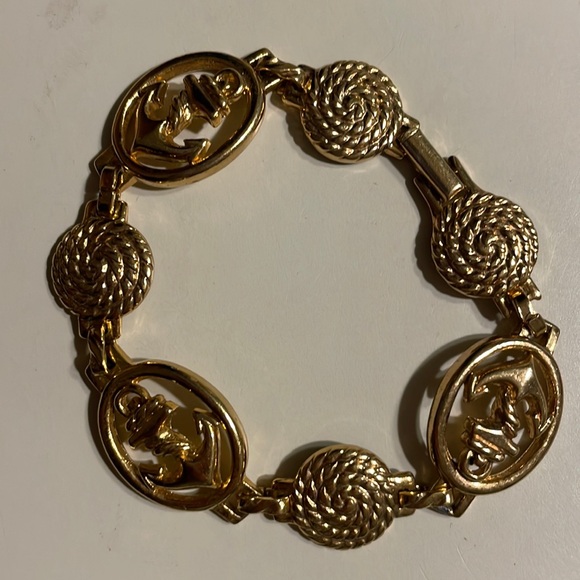 Avon Jewelry - Gold tone Avon Anchor rope bracelet